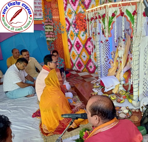 रेनुसागर पावर डिवीजन में बड़े जोश और पूजा भाव के साथ पूजे गए आदि देवशिल्पी भगवान विश्वकर्मा !