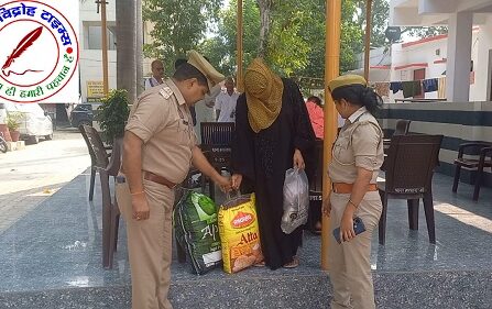 असहाय महिला के "भाई" बनकर थाना प्रभारी ने की मदद !