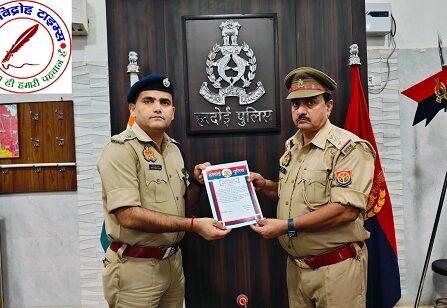 उत्कृष्ट कार्य करने वाले पुलिसकर्मियों को SP ने किया सम्मानित !