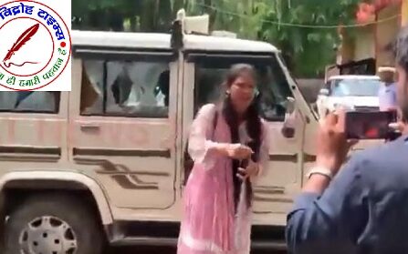 SDM की कार्यशैली पर भड़की महिला रिपोर्टर ! वायरल वीडियो !