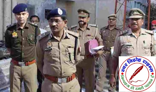 मुठभेड़ में पंजीकृत रंगदारी मांगने वाला अभियुक्त घायल व गिरफ्तार !