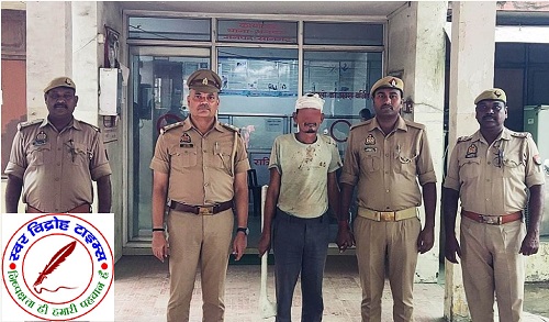 थाना अनपरा पुलिस द्वारा हत्या से सम्बन्धित प्रकरण में 01 नफर वांछित अभियुक्त को किया गया गिरफ्तार !