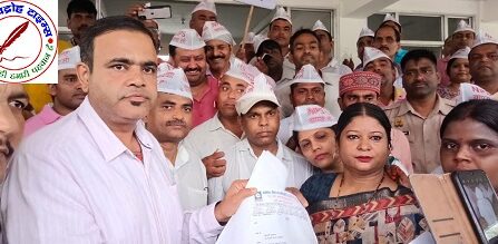 अटेवा ने निकाला आक्रोश मार्च दिया जिलाधिकारी को ज्ञापन !