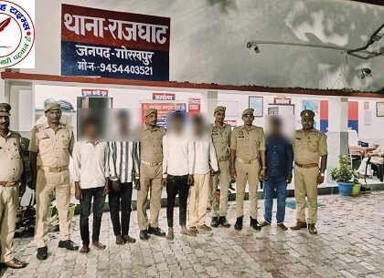मूर्ति विसर्जन के दौरान युवक की चाकू से मारकर हत्या करने वाले पांच आरोपियों को एसओजी व राजघाट पुलिस ने किया गिरफ्तार !