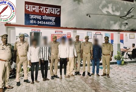 मूर्ति विसर्जन के दौरान युवक की चाकू से मारकर हत्या करने वाले पांच आरोपियों को एसओजी व राजघाट पुलिस ने किया गिरफ्तार !