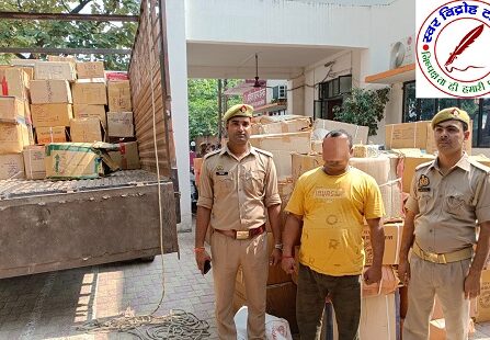 अवैध पटाखों के भण्डारण / बिक्री करने वाला 01 नफर अभियुक्त गिरफ्तार, कब्जे से 192 कार्टून तथा 11 बोरी अवैध पटाखा बरामद !