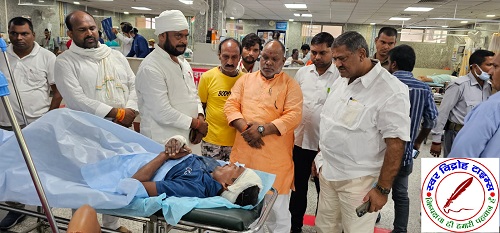 MLC तथा जिलाध्यक्ष ने सड़क हादसा में मृतकों के घर पहुंच कर परिजनों को दिया सांत्वना !