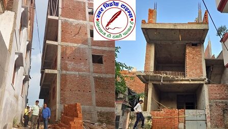 अवैध निर्माण के विरुद्ध हुई सील की कार्यवाही !