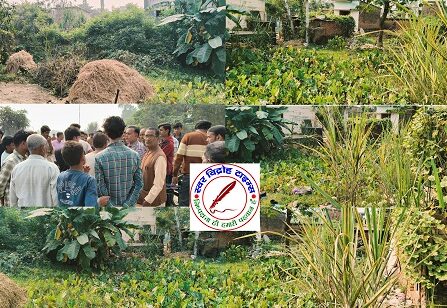 चकरोड में दिवाल बनने पर गांव में आक्रोश !