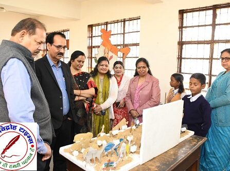 रेनूपॉवर प्राथमिक पाठशाला रेनूसागर में वार्षिक प्रदर्शनी 2024 का हुआ आयोजन !