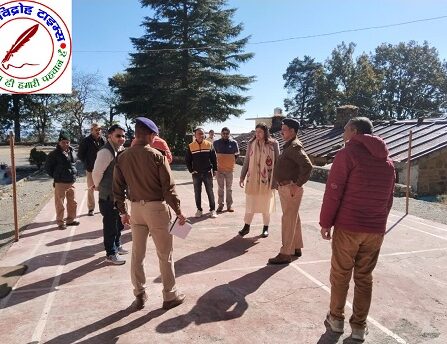 SSP नैनीताल ने नगर निकाय चुनाव हेतु सुरक्षा व्यवस्था का किया निरिक्षण !