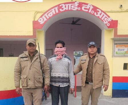 थाना ITI पुलिस द्वारा 78 पाउच लगभग 30 लीटर कच्ची शराब के साथ अभियुक्त को किया गिरफ्तार !