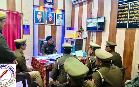 CO रसड़ा द्वारा नगरा थाने का किया गया अर्द्धवार्षिक निरीक्षण, सर्वसम्बन्धित को दिए गए आवश्यक दिशा-निर्देश !