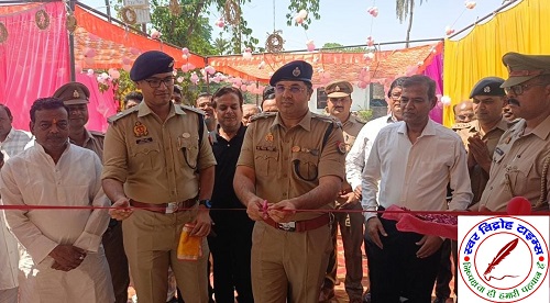 नवनिर्मित पुलिस चौकी का SSP ने किया उद्घाटन !