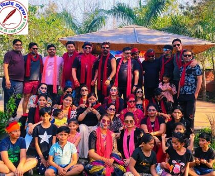 रंग पंचमी के अवसर पर रॉक्स कपल क्लब ने मनाई होली !