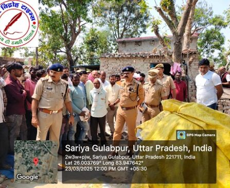 थाना नगरा अंतर्गत एक युवती का शव पेड़ पर लटका मिला !