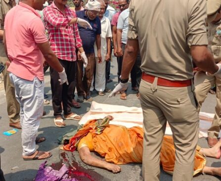 भीषण एक्सीडेंट में महिला की दर्दनाक मौत !