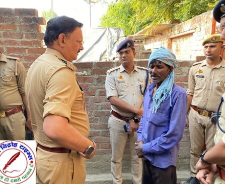 SP शाहजहाँपुर श्री राजेश द्विवेदी ने घटना स्थल का निरीक्षण !