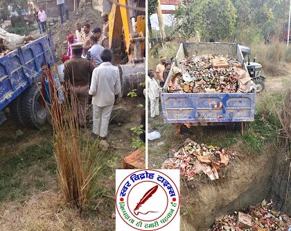 थाना रसड़ा पुलिस द्वारा मा0 न्यायालय के आदेशानुसार कुल 116 अभियोगों से सम्बन्धित लगभग 4049 (चार हजार उनचास) लीटर अवैध शराब विनष्टीकरण कराया गया !