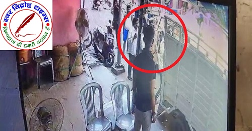 थप्पड़ बाज दरोगा फिर एक दुकानदार को थप्पड़ मारकर चर्चा में !
