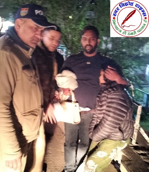 रात्रि समय नैनीताल पुलिस ने कर्तव्यनिष्ठा और मानवता का अद्भुत उदाहरण, महिला को झील में डूबने से बचाया !