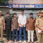आजादनगर चौकी इंचार्ज अमरेश कुमार सिंह ने चोरी के वाहन के साथ चार अभियुक्तों को किया गिरफ्तार !
