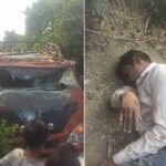 लखीमपुर मार्ग पर सदरपुर के पास बड़ा एक्सीडेंट !