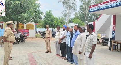 चिन्हित असामाजिक तत्वों को सख्त दी हिदायत - नवागत प्रभारी निरीक्षक