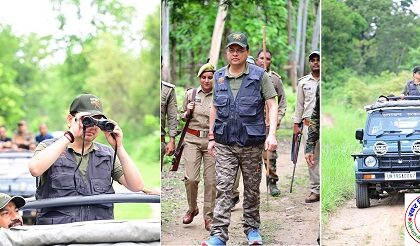 CM धामी ने कार्बेट नेशनल पार्क में वन्य जीवन की अद्भुत और रोमांचकारी झलक का किया अनुभव !