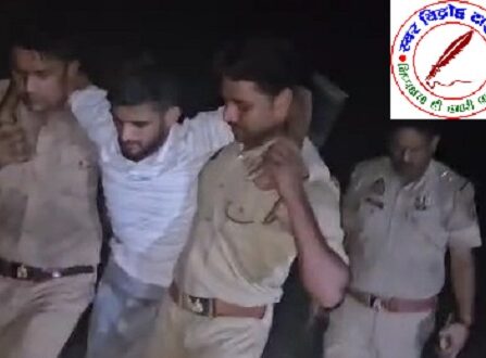 रसड़ा पुलिस एवं अभियुक्त में फायरिंग !