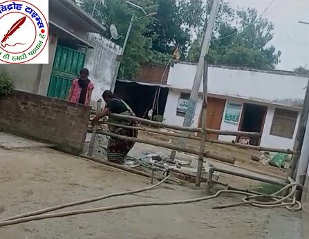 टेडवा में दबंगों के हौसले बुलंद बंद किया रास्ता !