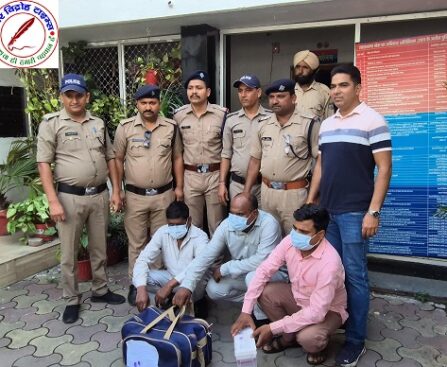 लूट की घटना में गैंगसरगना समेत 03 नारोपी गिरफ्तार सामान भी बरामद !