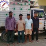बृजमनगंज पुलिस की कार्यवाही ! पिकअप लदी पड़वा के साथ 4 गिरफ्तार !