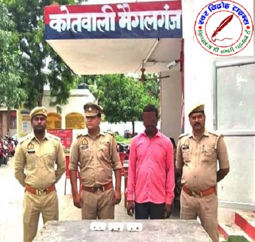 थाना मैगलगंज पुलिस द्वारा, चोरी की विभिन्न घटनाओं का सफल अनावरण करके अभियुक्त कल्लू उर्फ अशोक पुत्र पहाडी को गिरफ्तार किया गया !