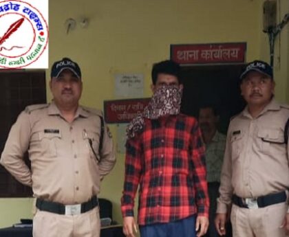 खनस्यूं पुलिस ने एक वारंटी को किया गिरफ्तार !