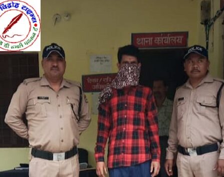 खनस्यूं पुलिस ने एक वारंटी को किया गिरफ्तार !