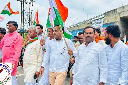 तिरंगा यात्रा से गूंजा मैगलगंज, हर दिल में देशभक्ति का जोश !