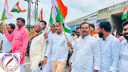 तिरंगा यात्रा से गूंजा मैगलगंज, हर दिल में देशभक्ति का जोश !