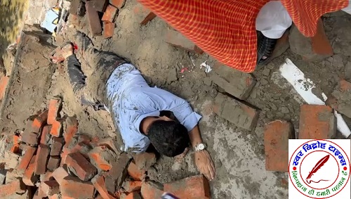 जर्जर दीवार गिरने से कांस्टेबल की मौत, तेज बारिश बनी वजह !