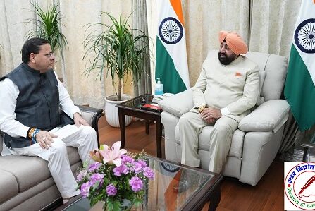 राज्यपाल से राजभवन में CM धामी ने भेंट की !