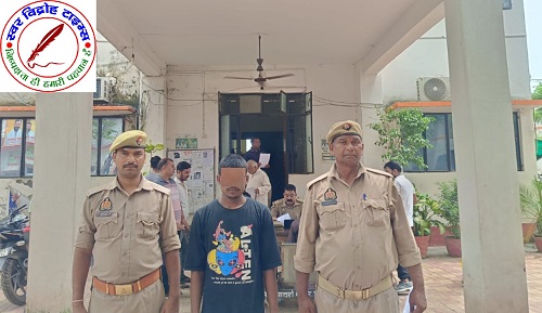 थाना रसड़ा जनपद बलिया पुलिस द्वारा दुष्कर्म व पॉक्सो एक्ट से सम्बन्धित 01 नफर वांछित अभियुक्त गिरफ्तार !