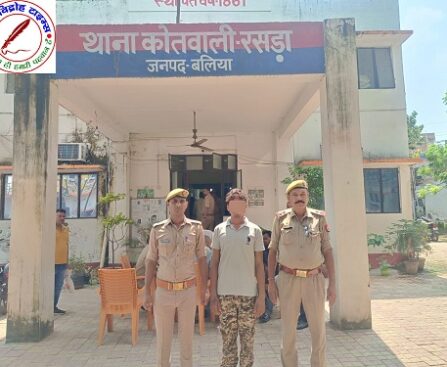 थाना रसड़ा, जनपद बलिया द्वारा अपहरण, दुष्कर्म एवं पाक्सो एक्ट से सम्बन्धित 01 नफर वांछित अभियुक्त गिरफ्तार !