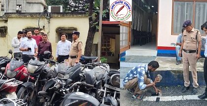 थाना ITI ने की नियमानुसार नीलामी व नष्टीकरण की कार्यवाही !