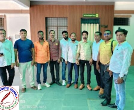 तहसील सभागार में पूर्वांचल पत्रकार एसोसिएशन की हुई मासिक बैठक !