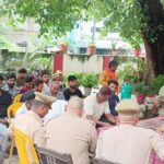 राजघाट थाना पर डीजे संचालकों के साथ हुई बैठक !