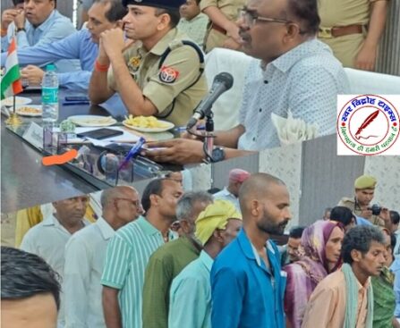 नौतनवा तहसील में डीएम-एसपी ने सुनीं जनता की शिकायतें !