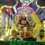 चुनार रामलीला समिति द्वारा निकाली गई झाँकी ! भारी बारिश के बीच जुलूस देखने पहुंचे लीला प्रेमी !