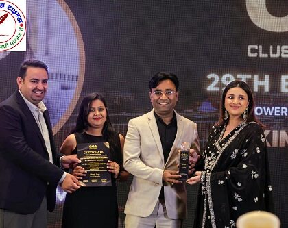 डेंटिस्ट्री में उत्कृष्ट योगदान के लिए डॉ. सौरभ को मिला डेंटिस्ट्री एक्सीलेंस अवार्ड !