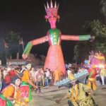 राम द्वारा रावण का वध करते ही जय श्री राम के उद्घोष से गुंज उठा लंका मैदान ! पुतला दहन के दौरान भारी मात्रा में कि गई आतिशबाजी !