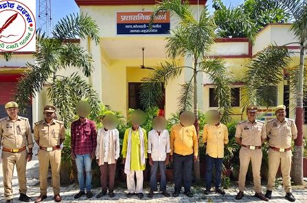 थाना निचलौल द्वारा भिन्न भिन्न प्रकरणों से सम्बंधित 06 वारंटी को किया गया गिरफ्तार !